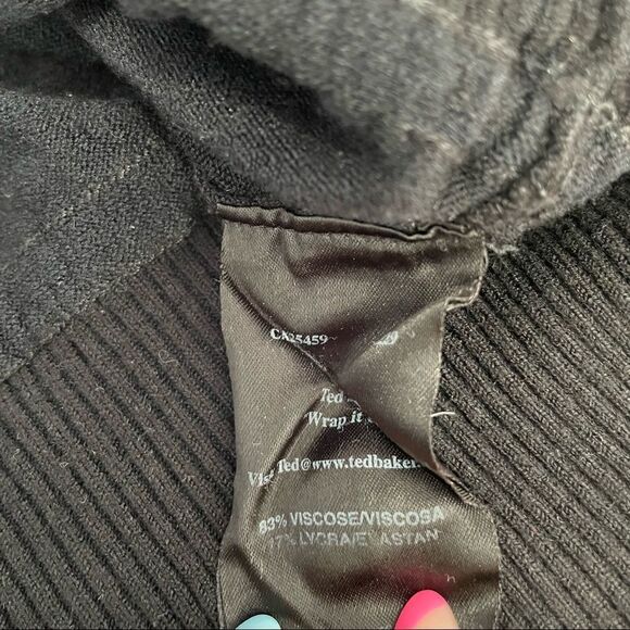 Ted Baker Long Sleeve V-Neck Sweater - Picture 7 of 13